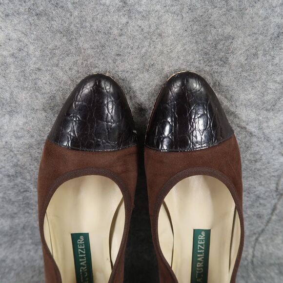 Naturalizer Shoes Womens 7 Loafer Flats Fashion Classic Career Cap Toe Leather - Picture 11 of 16